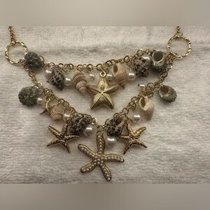 Sea shell and starfish Necklace